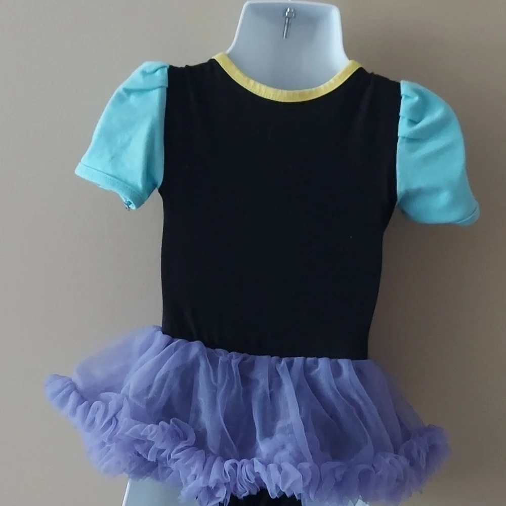Disney Princess Frozen Anna tutu bodysuit Halloween costume - size 6-12 mos